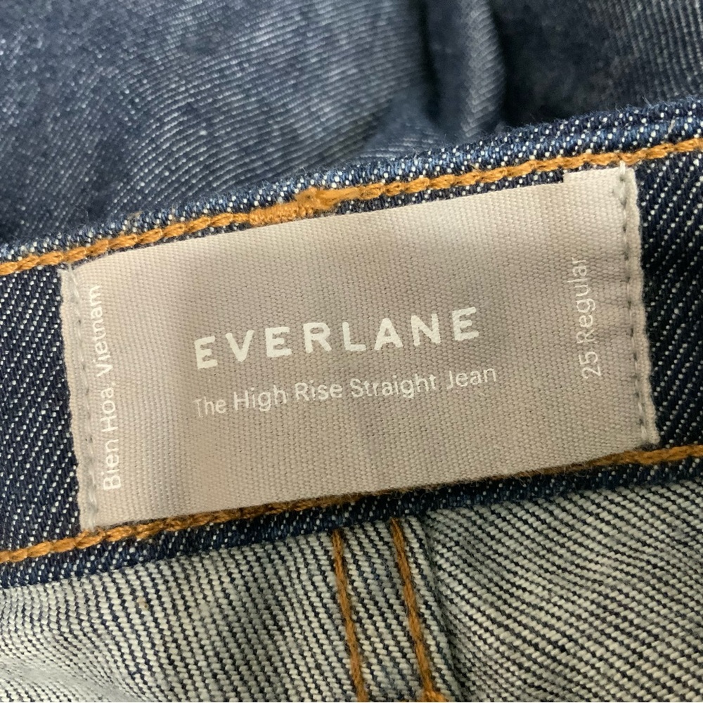 Everlane The High Rise Straight Jeans. Women’s Size 25‎ Regular. - Picture 8 of 10